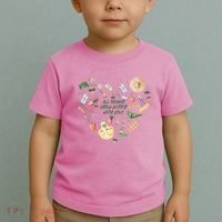 All Things Grow Better With Love Love Gardening Heart Toddler T-Shirt thumb 2