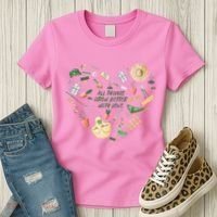 All Things Grow Better With Love Love Gardening Heart Women's T-Shirt thumb 3