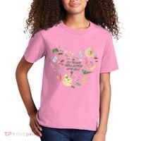 All Things Grow Better With Love Love Gardening Heart Kids T-Shirt thumb 2