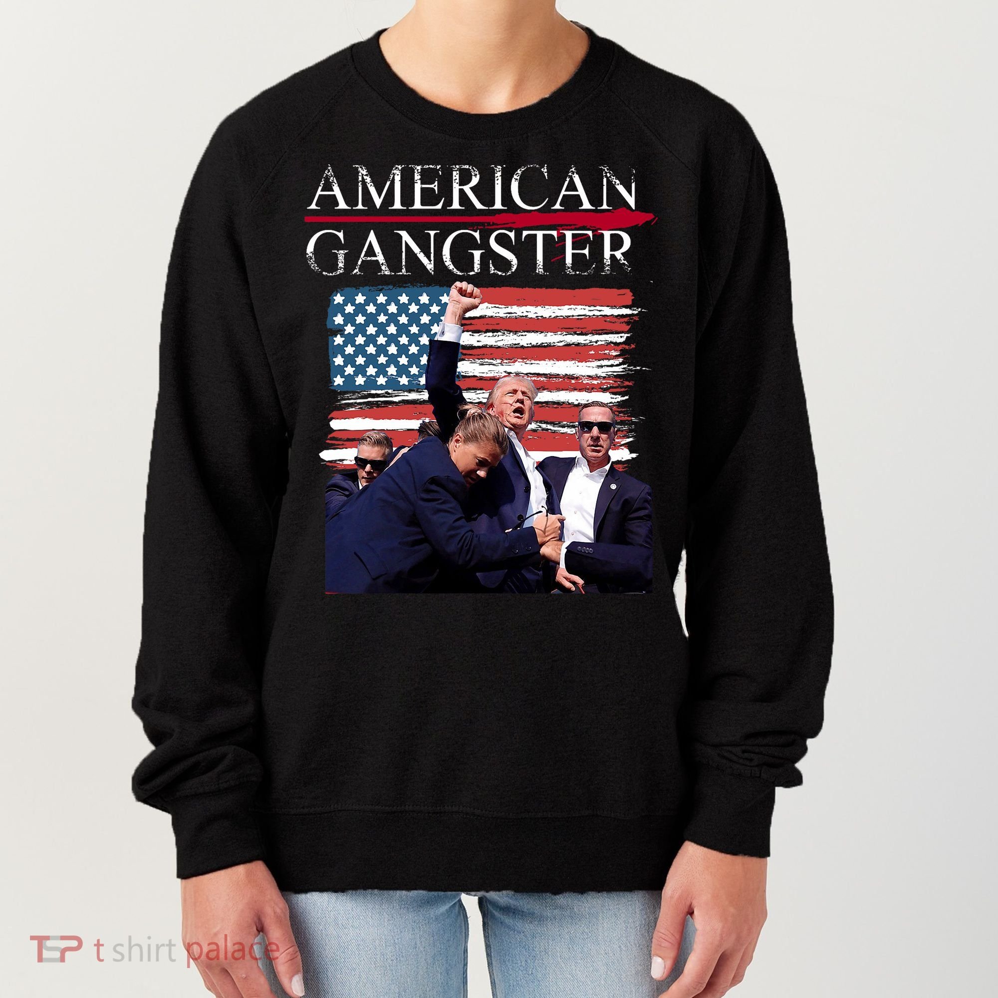 American Trump Gangster Women's Sweatshirt