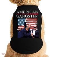 American Trump Gangster Doggie Tank thumb 0