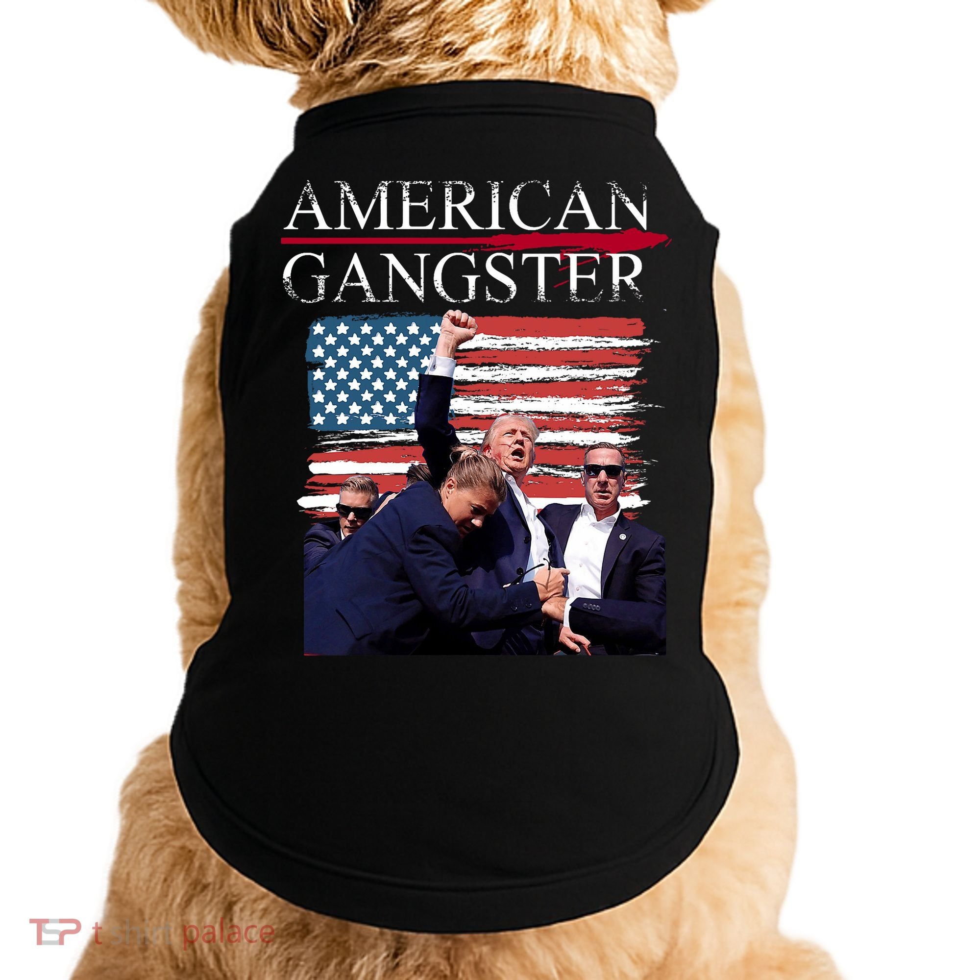 American Trump Gangster Doggie Tank