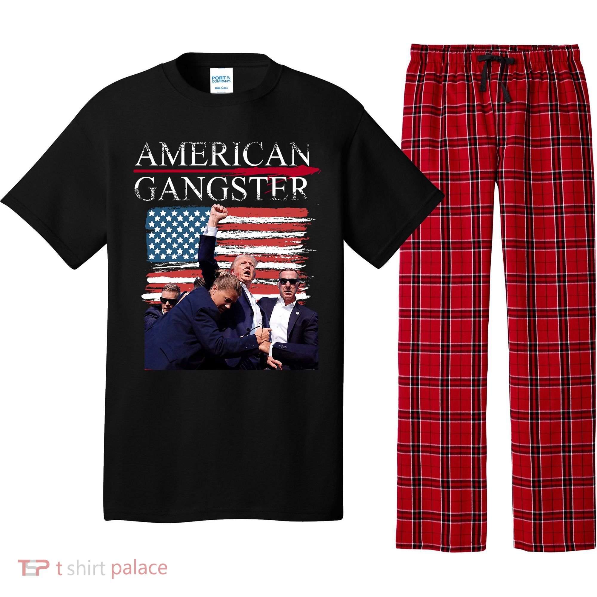 American Trump Gangster Pajama Set