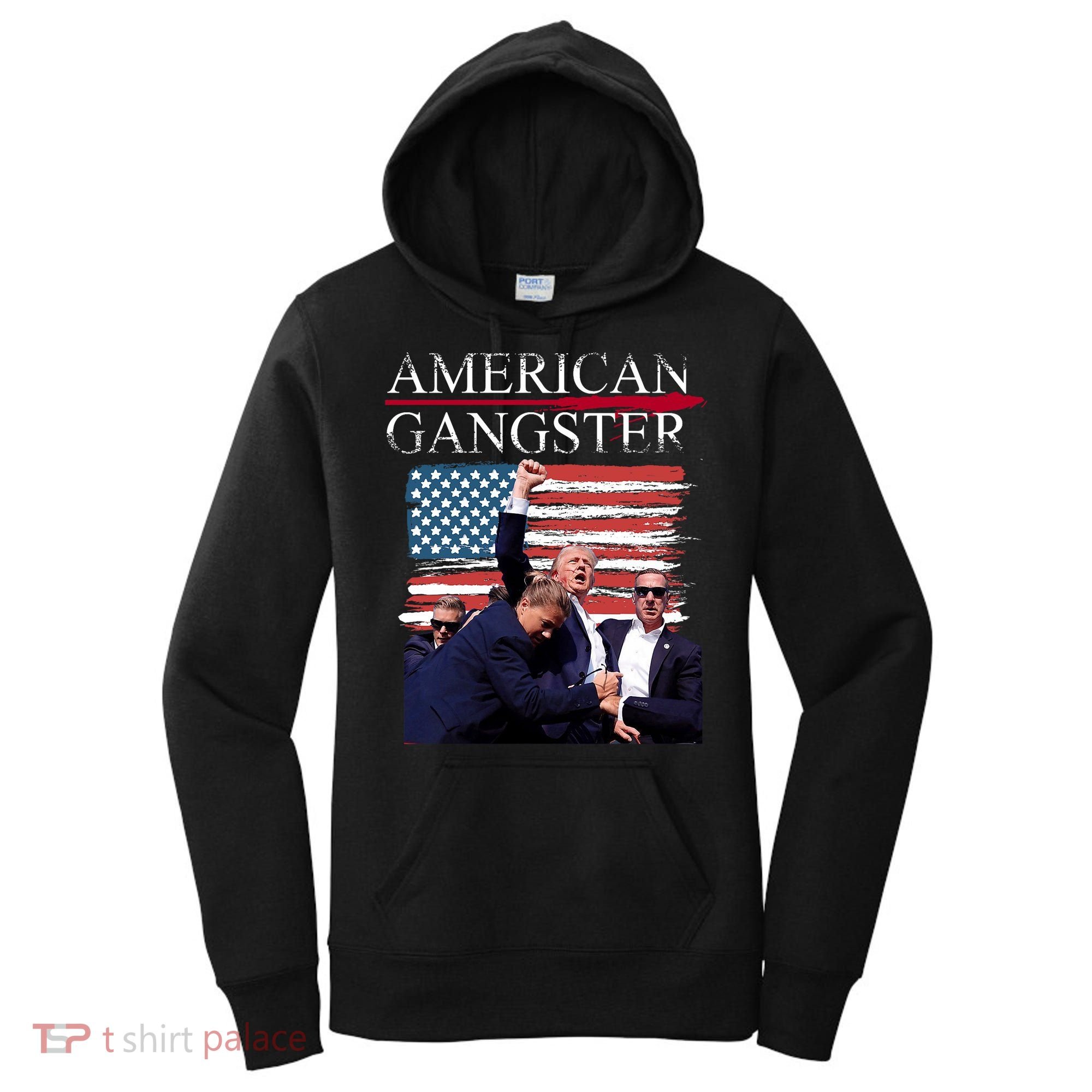American Trump Gangster Women's Hoodie