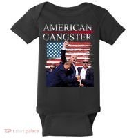American Trump Gangster Baby Bodysuit thumb 0