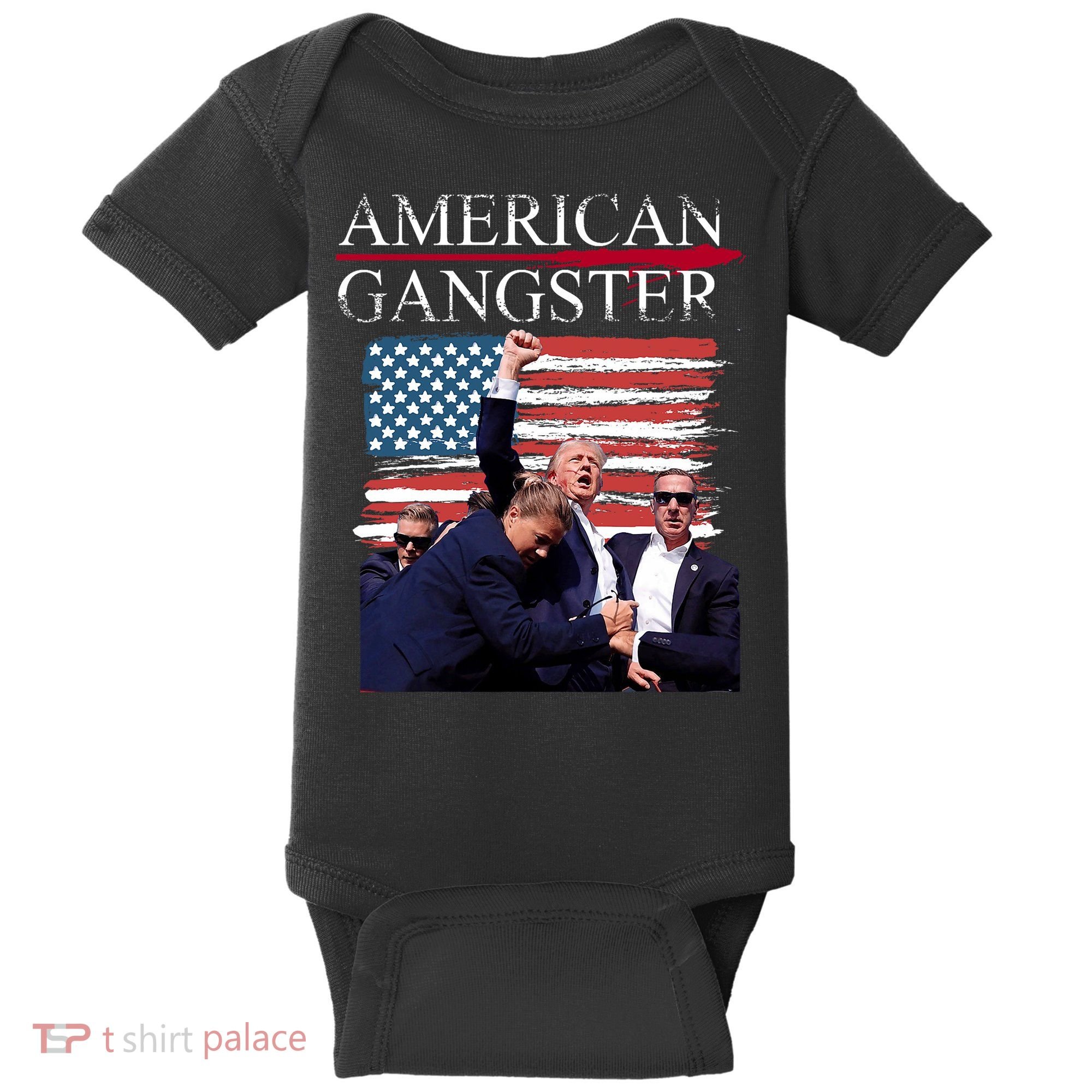American Trump Gangster Baby Bodysuit
