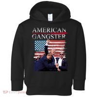 American Trump Gangster Toddler Hoodie thumb 0