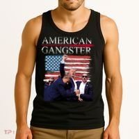 American Trump Gangster Tank Top thumb 3