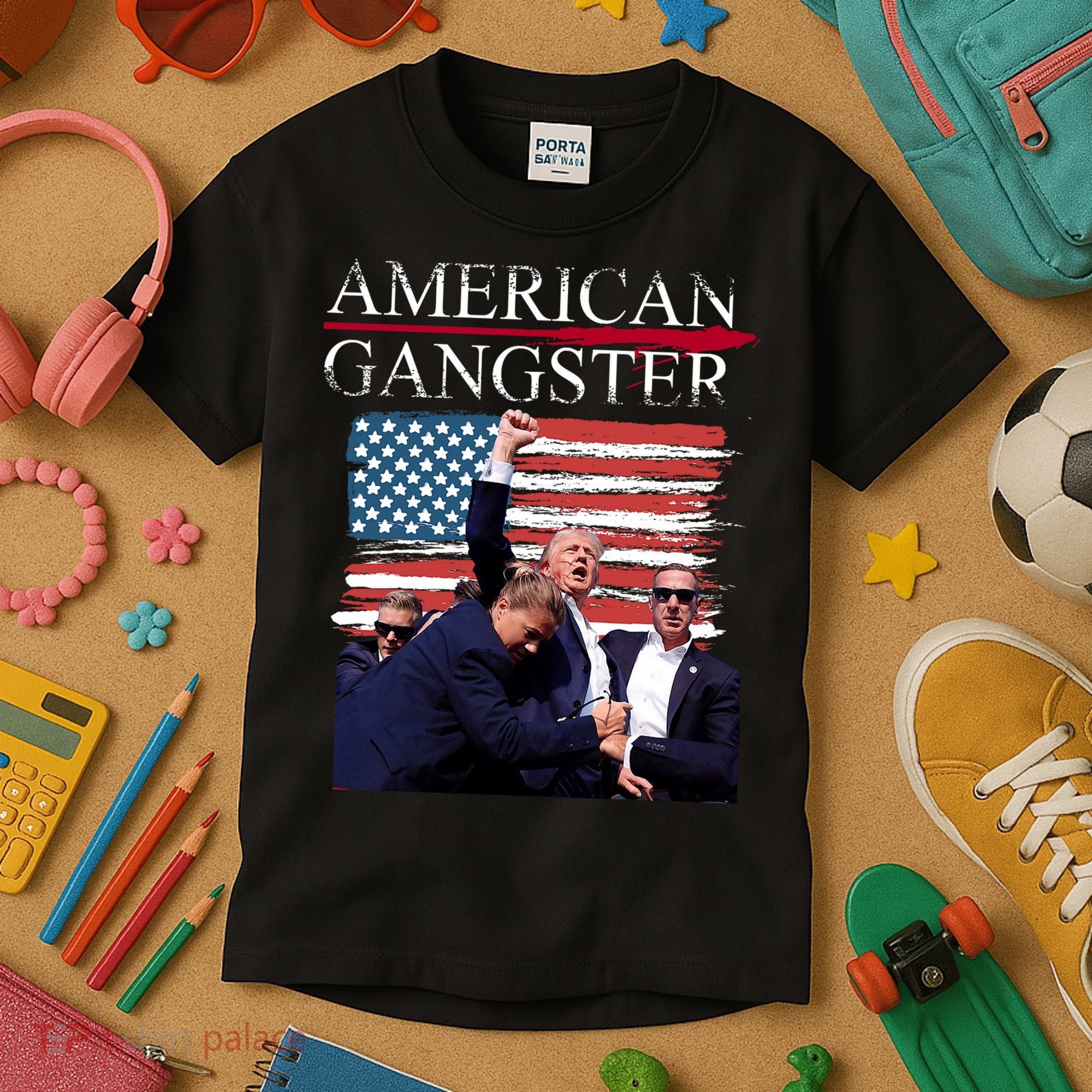 American Trump Gangster Kids T-Shirt