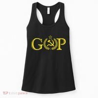 Anti Trump Gop Russian Republican Political Women's Tank Top thumb 0