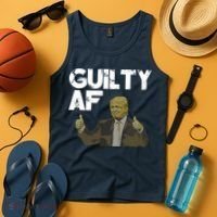 Anti Trump Guilty As Fuck Political Resist Tank Top thumb 4