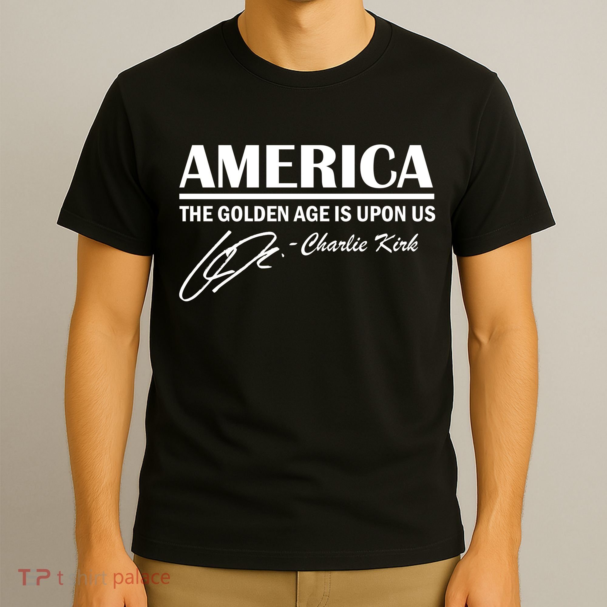 America The Golden Age Is Upon Us Charlie Kirk T-Shirt