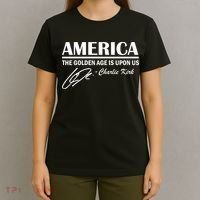 America The Golden Age Is Upon Us Charlie Kirk T-Shirt thumb 4