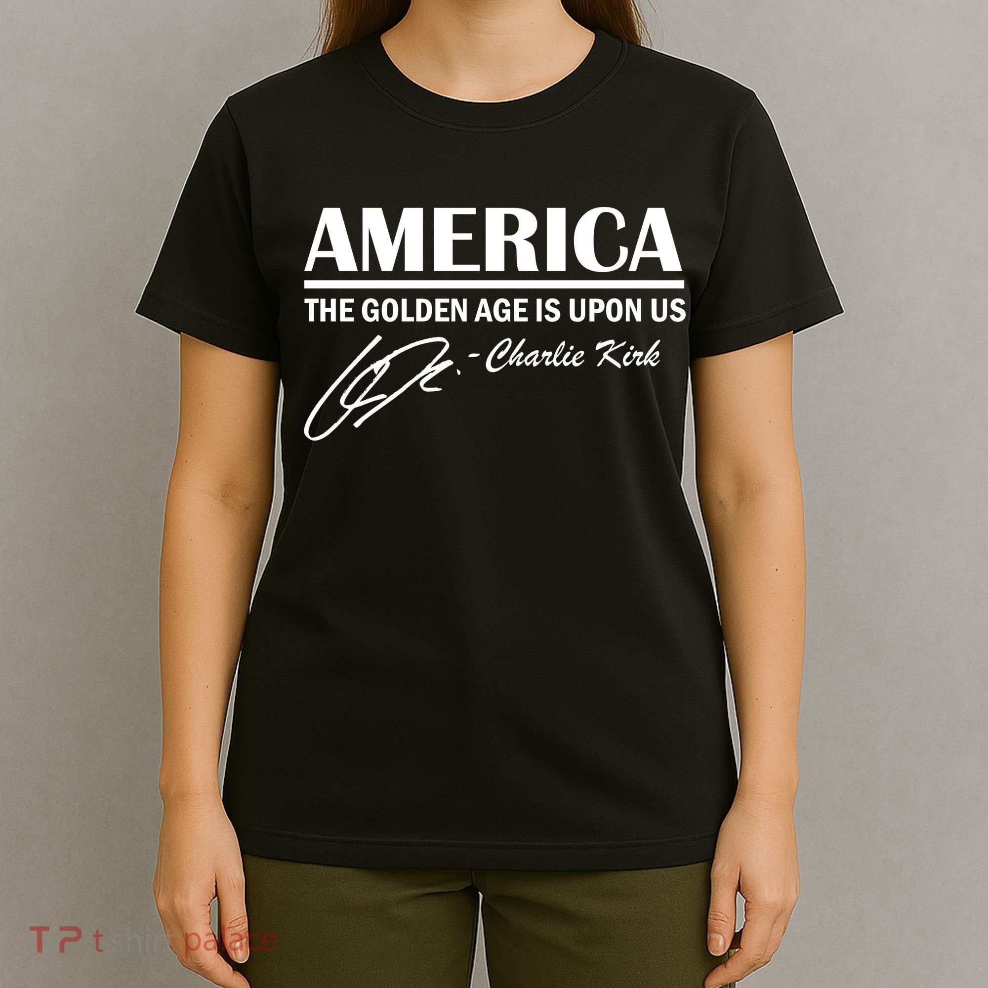 America The Golden Age Is Upon Us Charlie Kirk T-Shirt