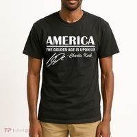 America The Golden Age Is Upon Us Charlie Kirk Tall T-Shirt thumb 2