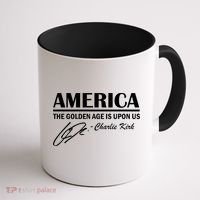 America The Golden Age Is Upon Us Charlie Kirk Coffee Mug thumb 1