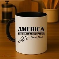 America The Golden Age Is Upon Us Charlie Kirk Coffee Mug thumb 4