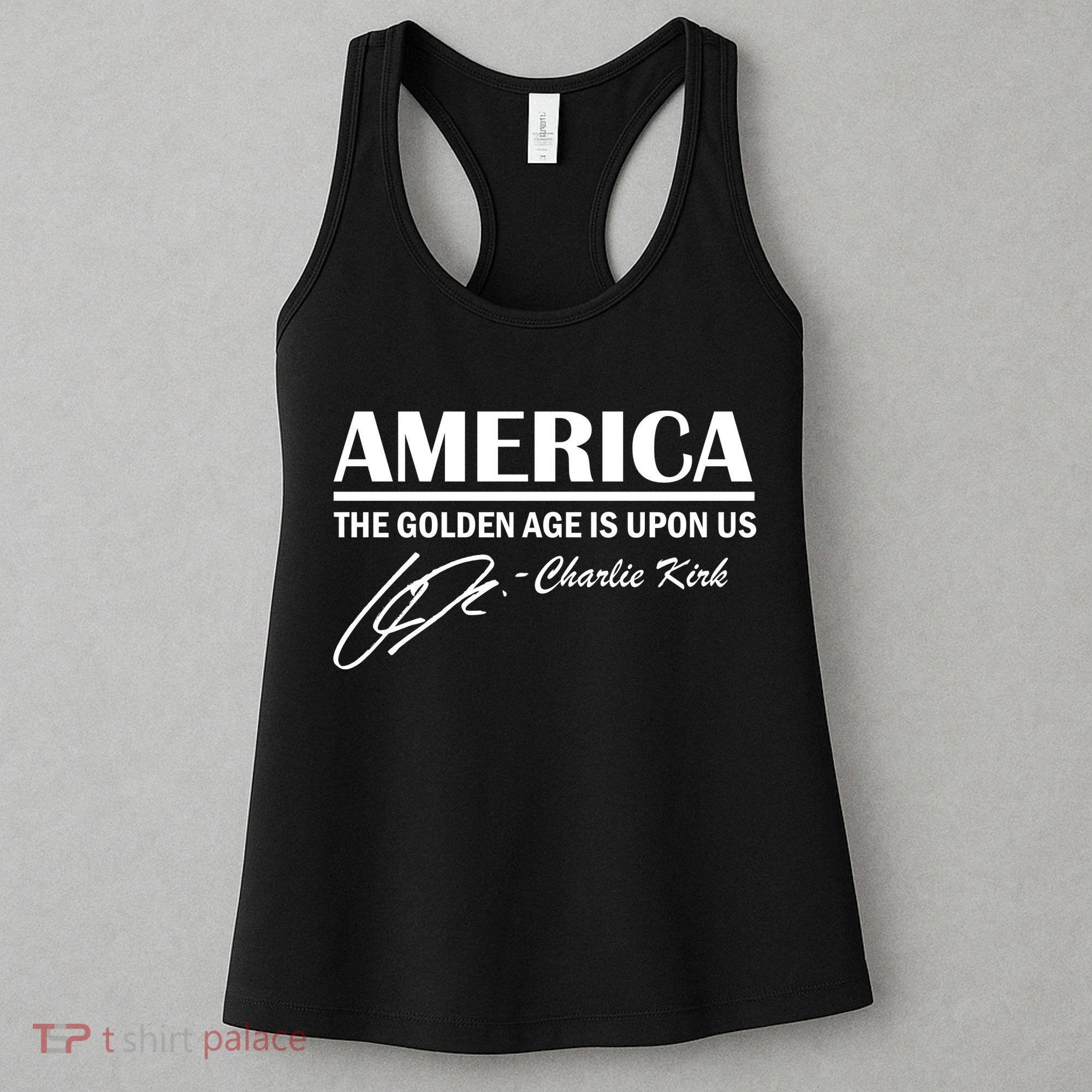 America The Golden Age Is Upon Us Charlie Kirk Women's Tank Top