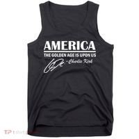 America The Golden Age Is Upon Us Charlie Kirk Tank Top thumb 0