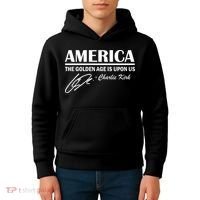 America The Golden Age Is Upon Us Charlie Kirk Kids Hoodie thumb 4