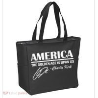 America The Golden Age Is Upon Us Charlie Kirk Tote Bag thumb 2