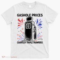 Anti Trump Gas Prices Satire Political Humor T-Shirt thumb 0