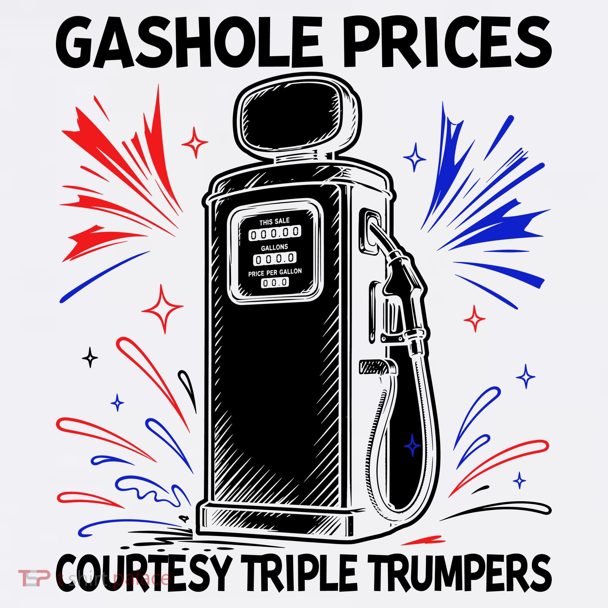 Anti Trump Gas Prices Satire Political Humor Women's Tank Top