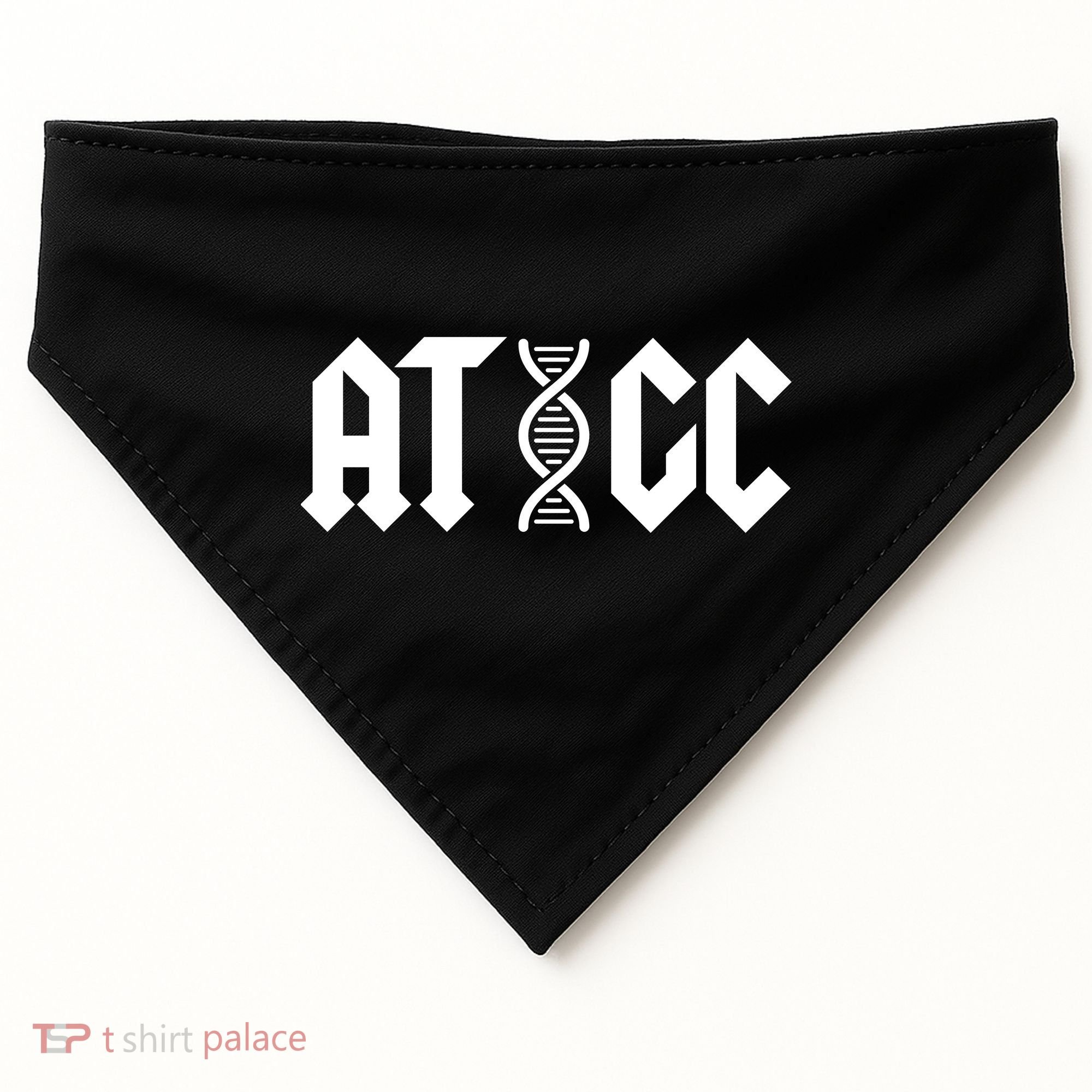 ATGC Funny Science Biology DNA USA-Made Doggie Bandana