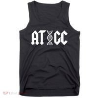 ATGC Funny Science Biology DNA Tank Top thumb 0