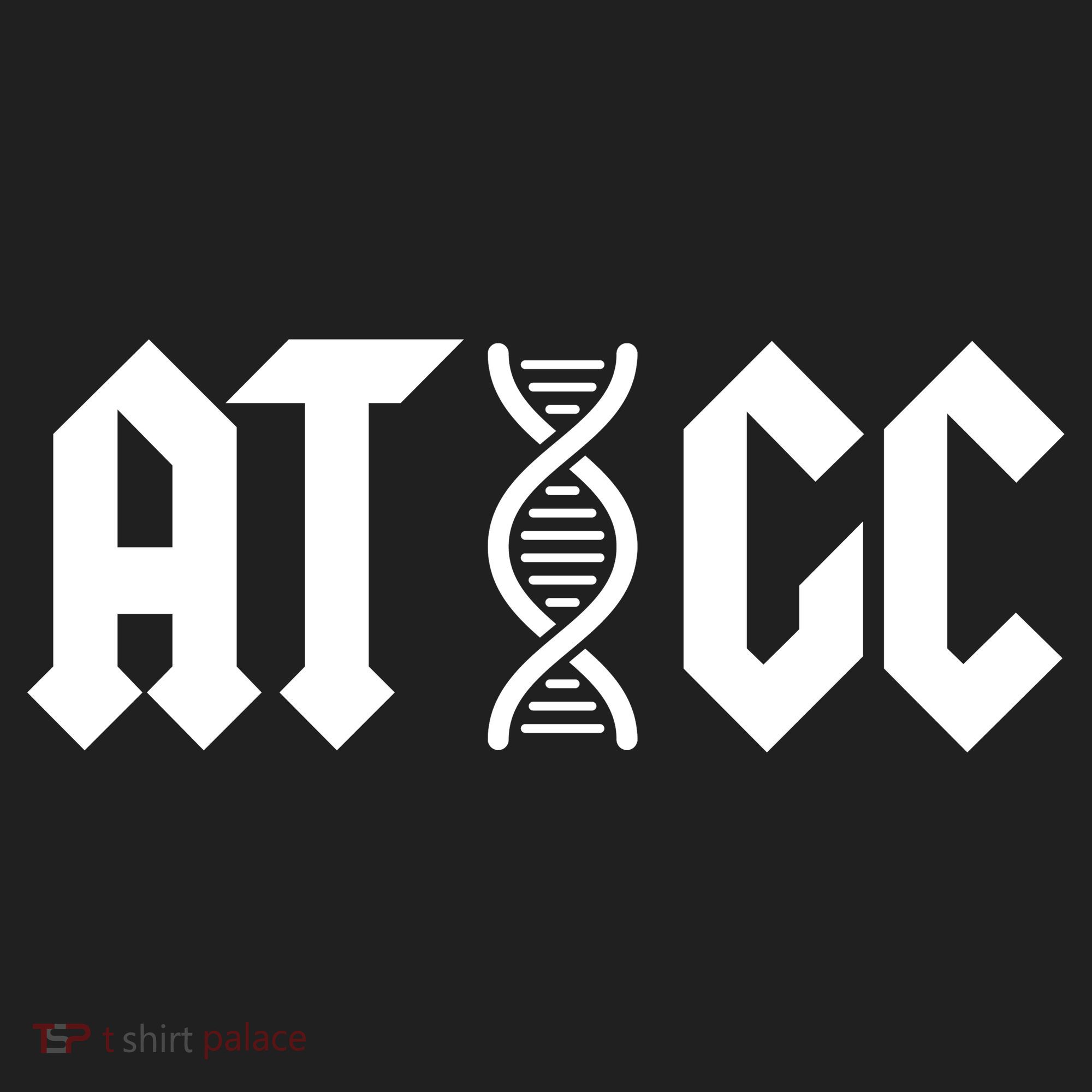 ATGC Funny Science Biology DNA Golf Towel