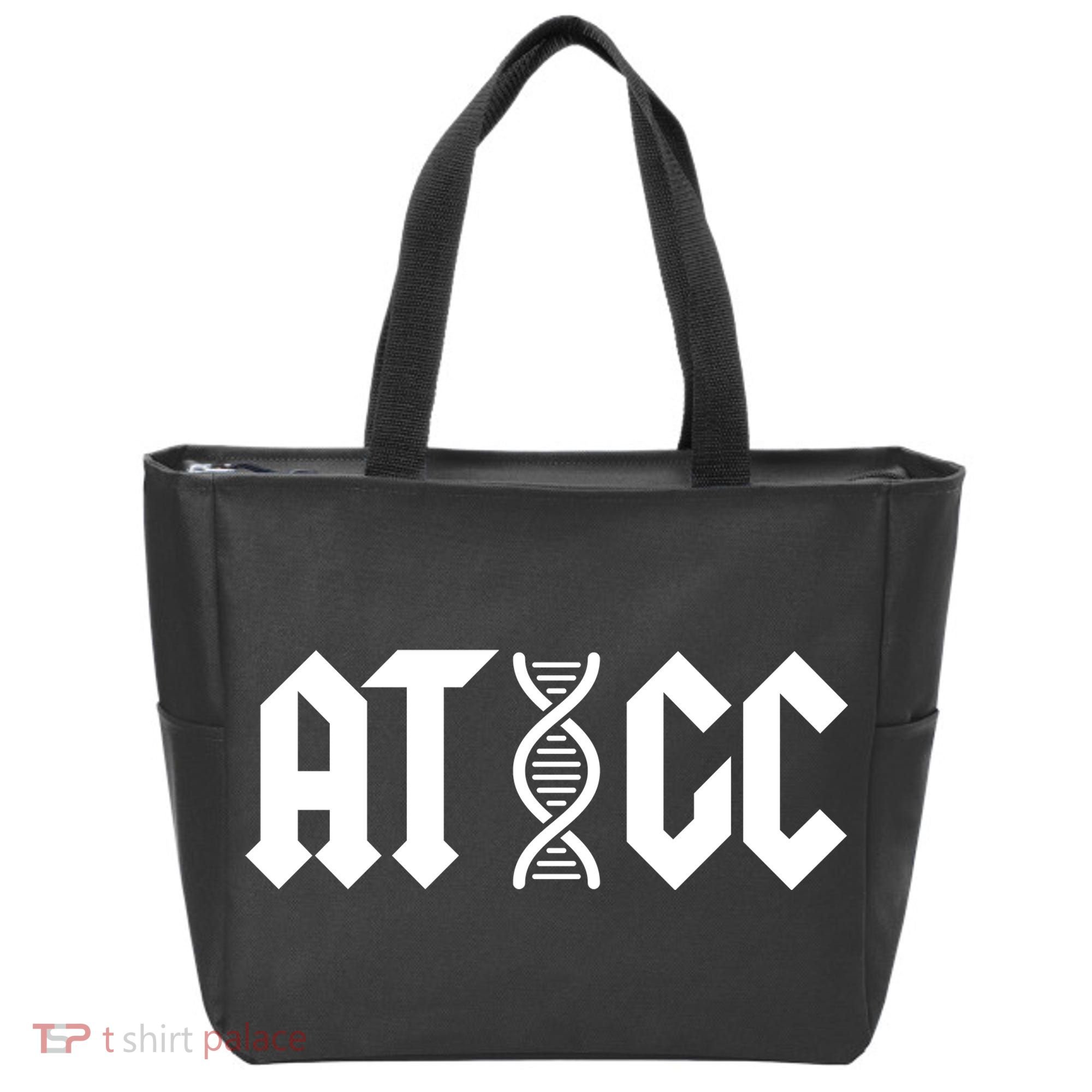 ATGC Funny Science Biology DNA Tote Bag