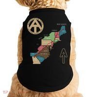 Appalachian Trail Hiking Map Doggie Tank thumb 0