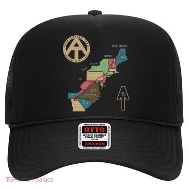 Appalachian Trail Hiking Map Hat