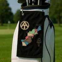 Appalachian Trail Hiking Map Golf Towel thumb 2