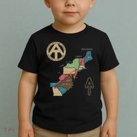 Appalachian Trail Hiking Map Toddler T-Shirt thumb 2