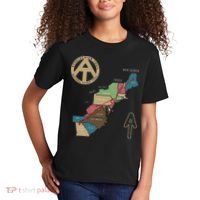 Appalachian Trail Hiking Map Kids T-Shirt thumb 2