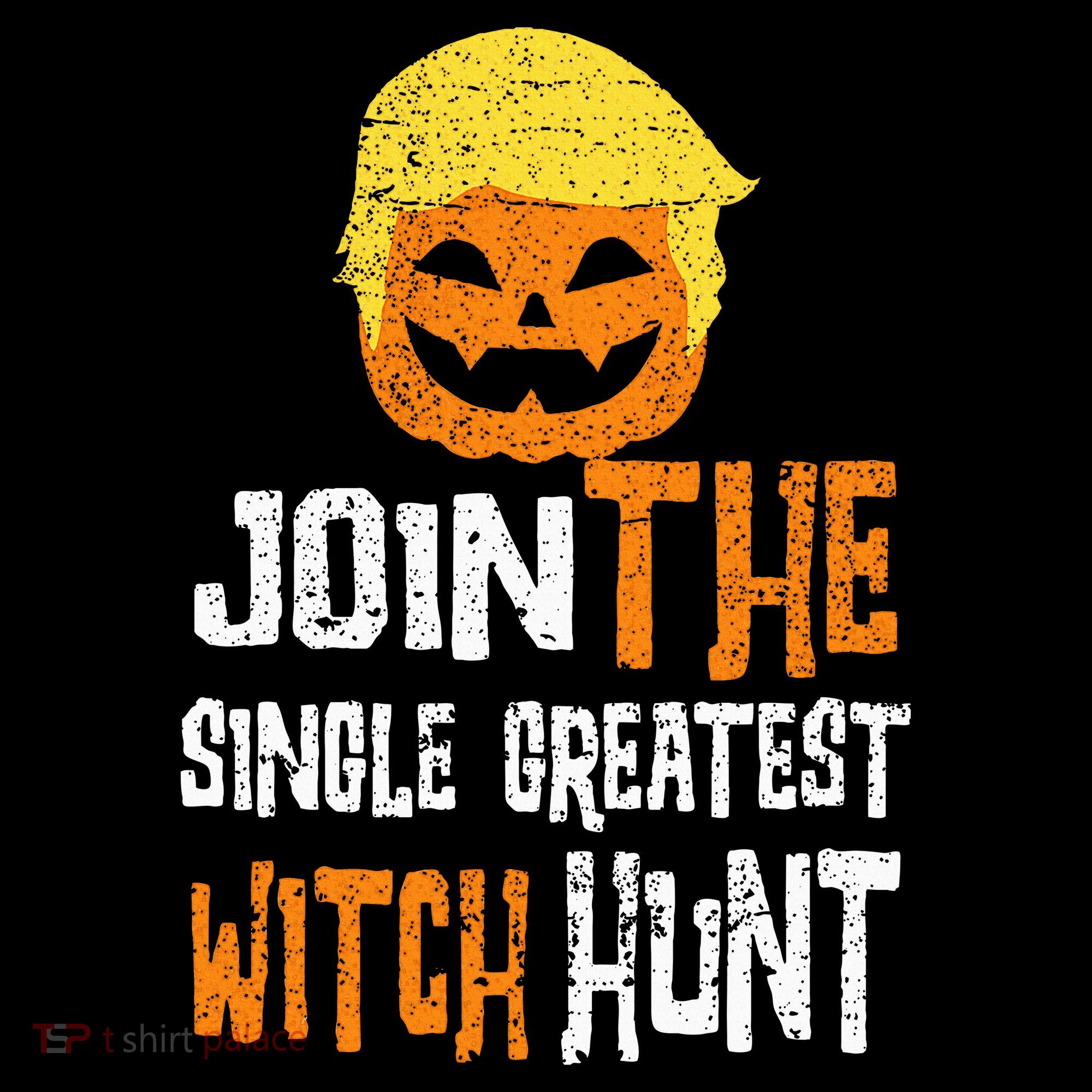 Anti Trump Halloween Pumpkin Join Single Greatest Witch Hunt Coaster