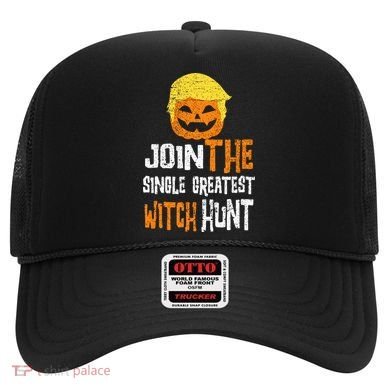 Anti Trump Halloween Pumpkin Join Single Greatest Witch Hunt Hat
