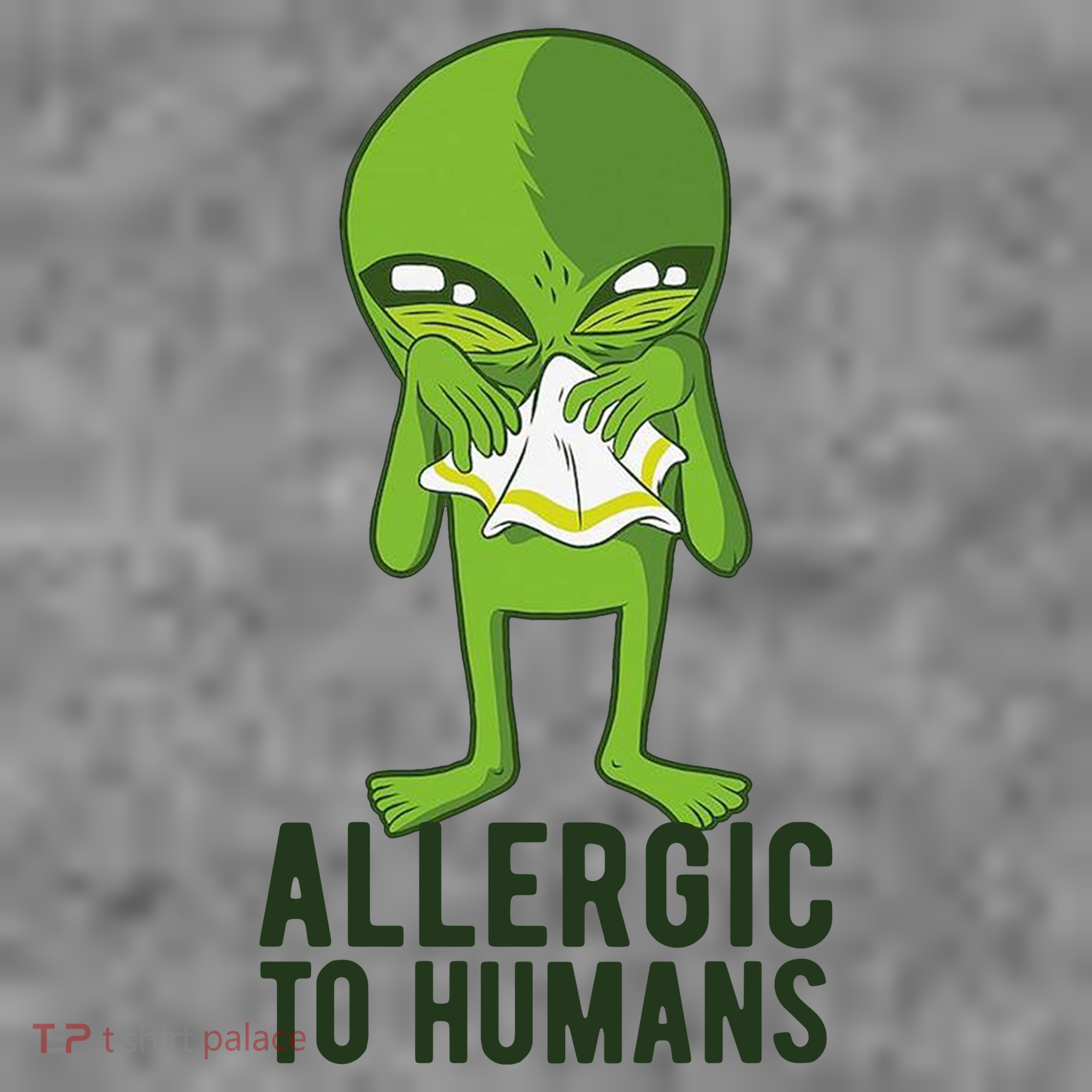 Allergic To Humans Funny Alien Toddler Hoodie