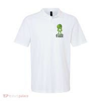 Allergic To Humans Funny Alien Polo thumb 0