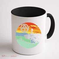 Appalachian Trail Hiker Gift Mcafee's Knob Retro Hiking Gift Coffee Mug thumb 1