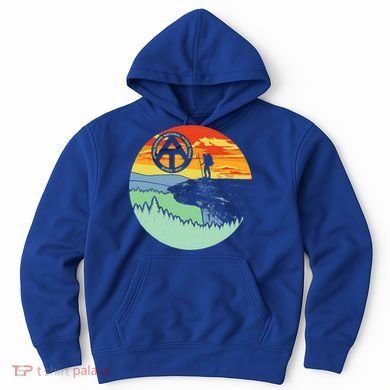 Appalachian Trail Hiker Gift Mcafee's Knob Retro Hiking Gift Hoodie