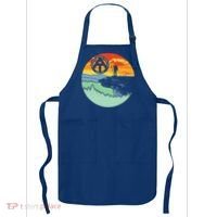 Appalachian Trail Hiker Gift Mcafee's Knob Retro Hiking Gift Apron thumb 0