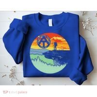 Appalachian Trail Hiker Gift Mcafee's Knob Retro Hiking Gift Sweatshirt thumb 2