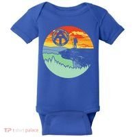 Appalachian Trail Hiker Gift Mcafee's Knob Retro Hiking Gift Baby Bodysuit thumb 0