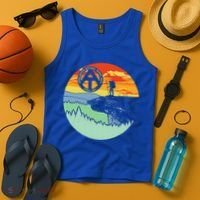 Appalachian Trail Hiker Gift Mcafee's Knob Retro Hiking Gift Tank Top thumb 4