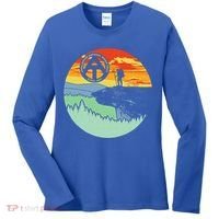 Appalachian Trail Hiker Gift Mcafee's Knob Retro Hiking Gift Women's Long Sleeve Shirt thumb 0