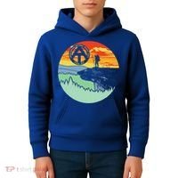 Appalachian Trail Hiker Gift Mcafee's Knob Retro Hiking Gift Kids Hoodie thumb 4