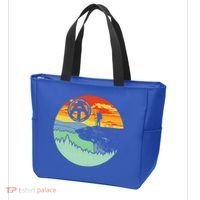 Appalachian Trail Hiker Gift Mcafee's Knob Retro Hiking Gift Tote Bag thumb 3