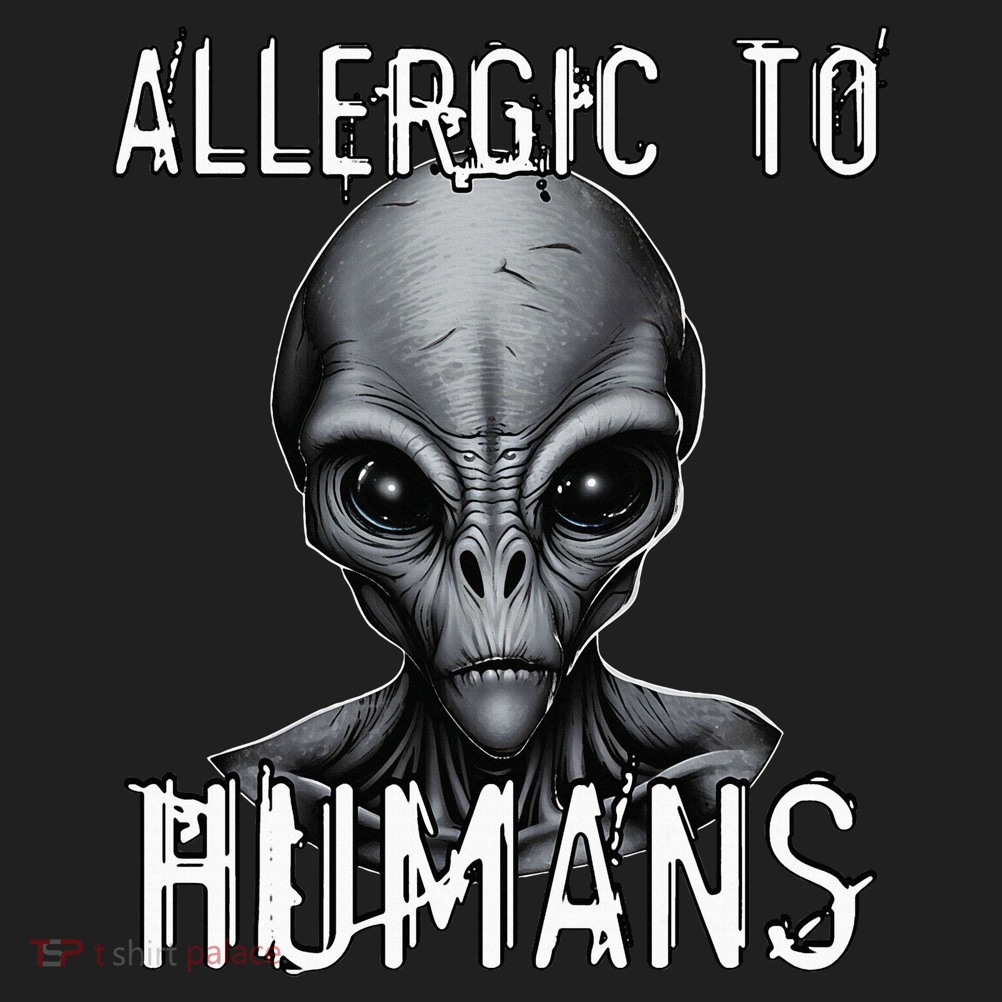 Allergic To Humans Funny Ufo Paranormal Women's Sweatshirt